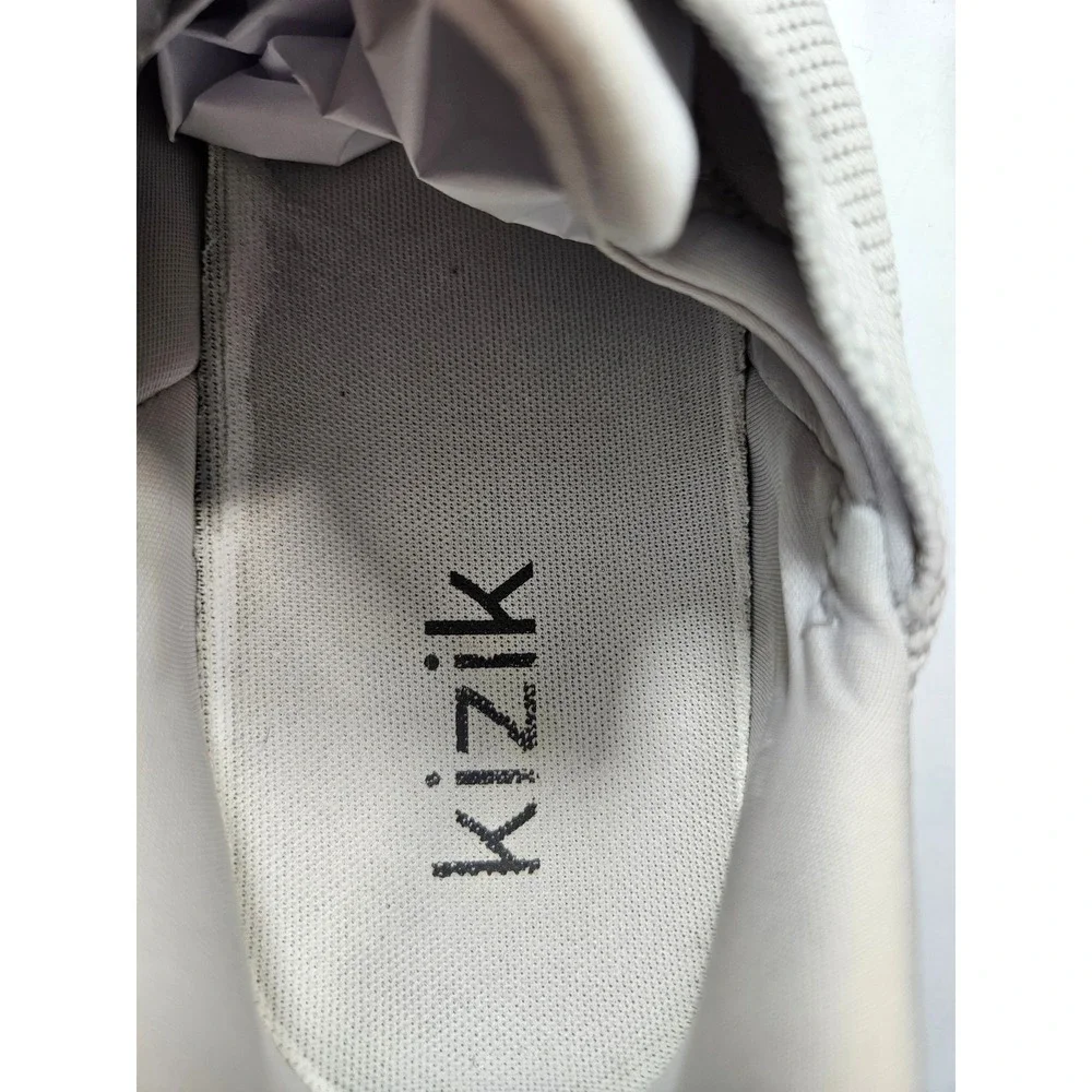 KIZIK Lima Hands-Free Grey Knit Slip On Sneakers Mens 10.5 Womens 12